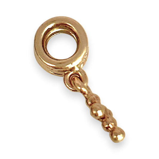 GOLD DEAL | 14ct (14K) Gold Pandora Rounded Ends Cross Charm