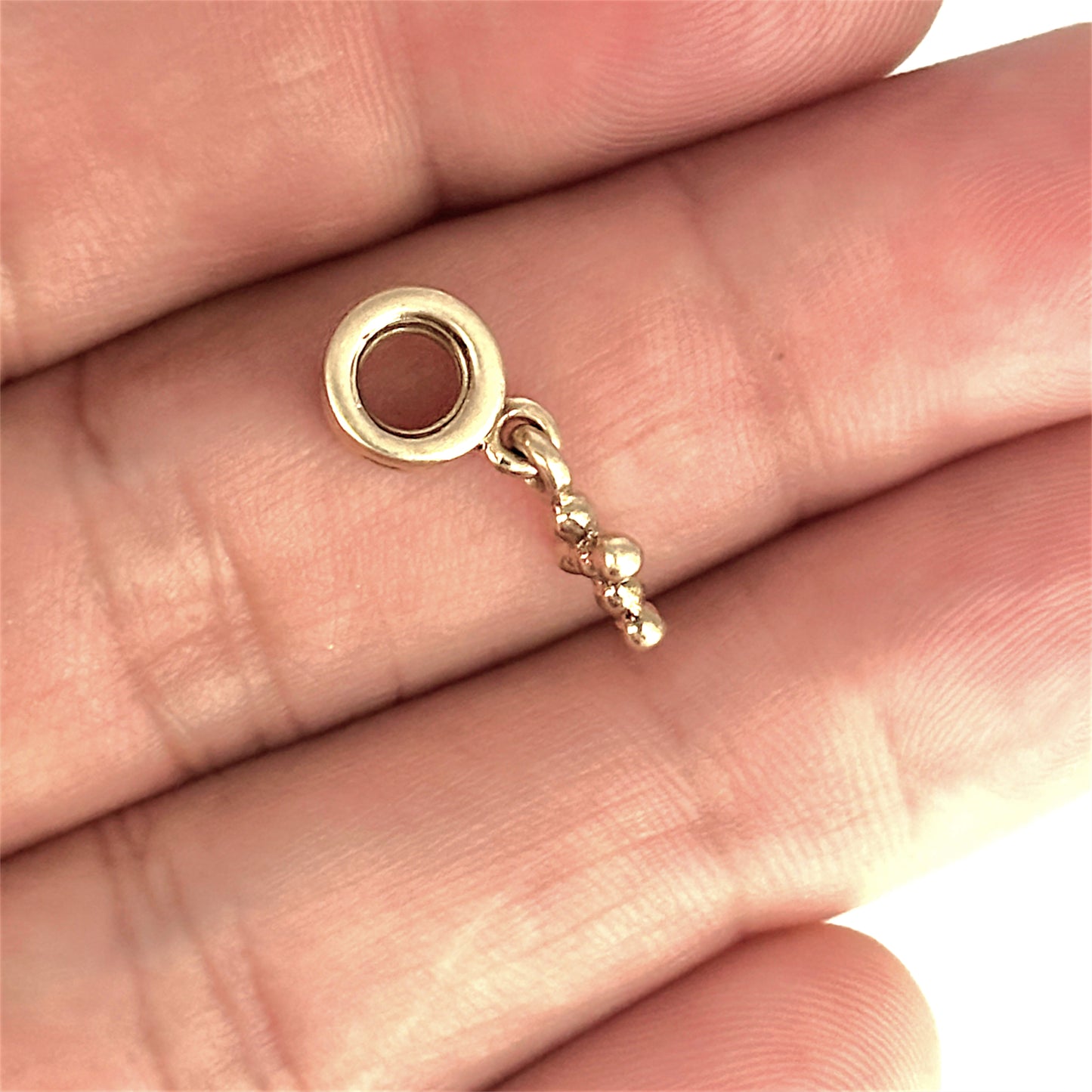 GOLD DEAL | 14ct (14K) Gold Pandora Rounded Ends Cross Charm