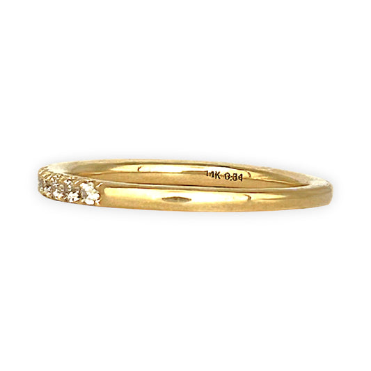 GOLD DEAL | 14ct (14K) Gold Eternal Grace 0.34ct Diamond Ring