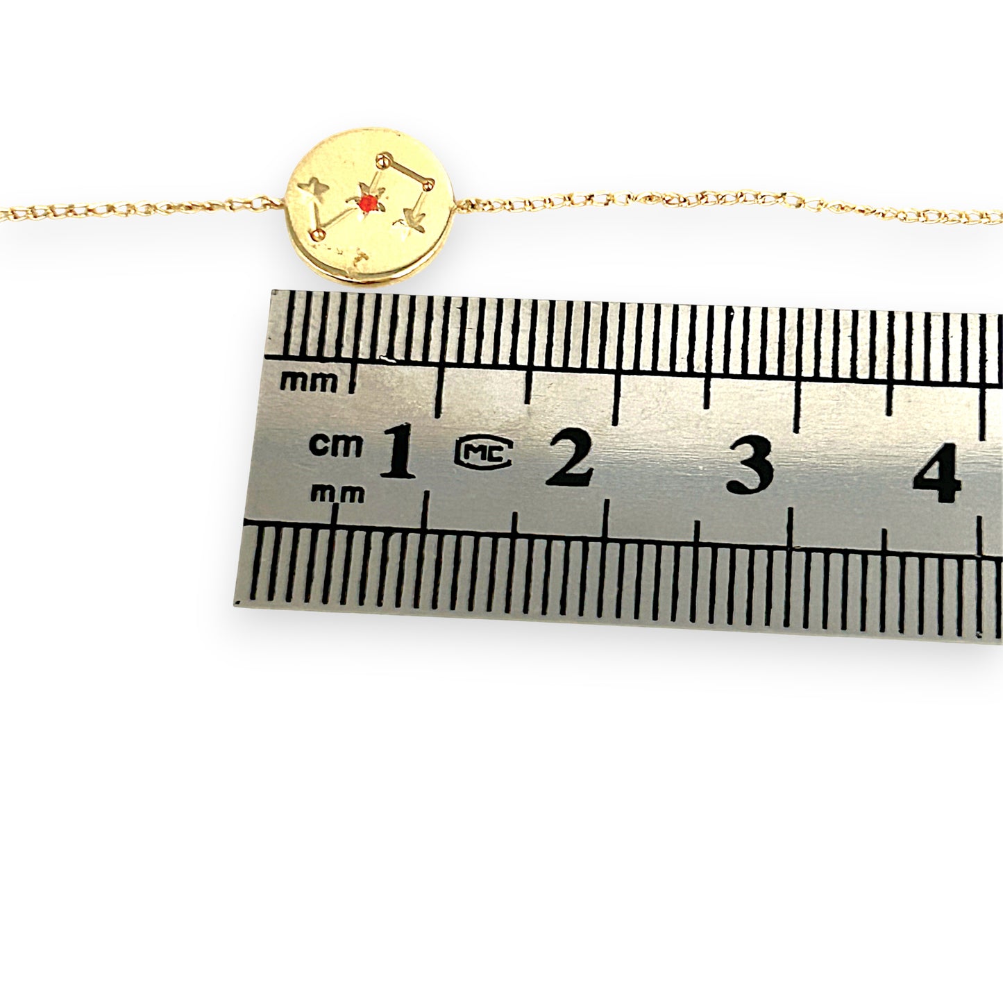 GOLD DEAL | 14ct (14K) Gold Celestial Archer Zodiac 18cm Bracelet – Sagittarius