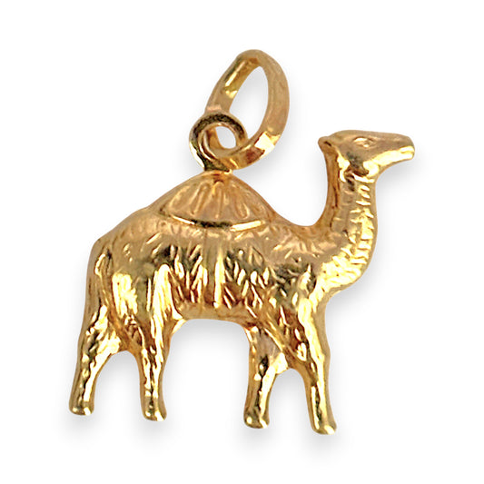 XMAS DEAL | 18kt Gold Camel Charm – Symbol of Journey & Strength