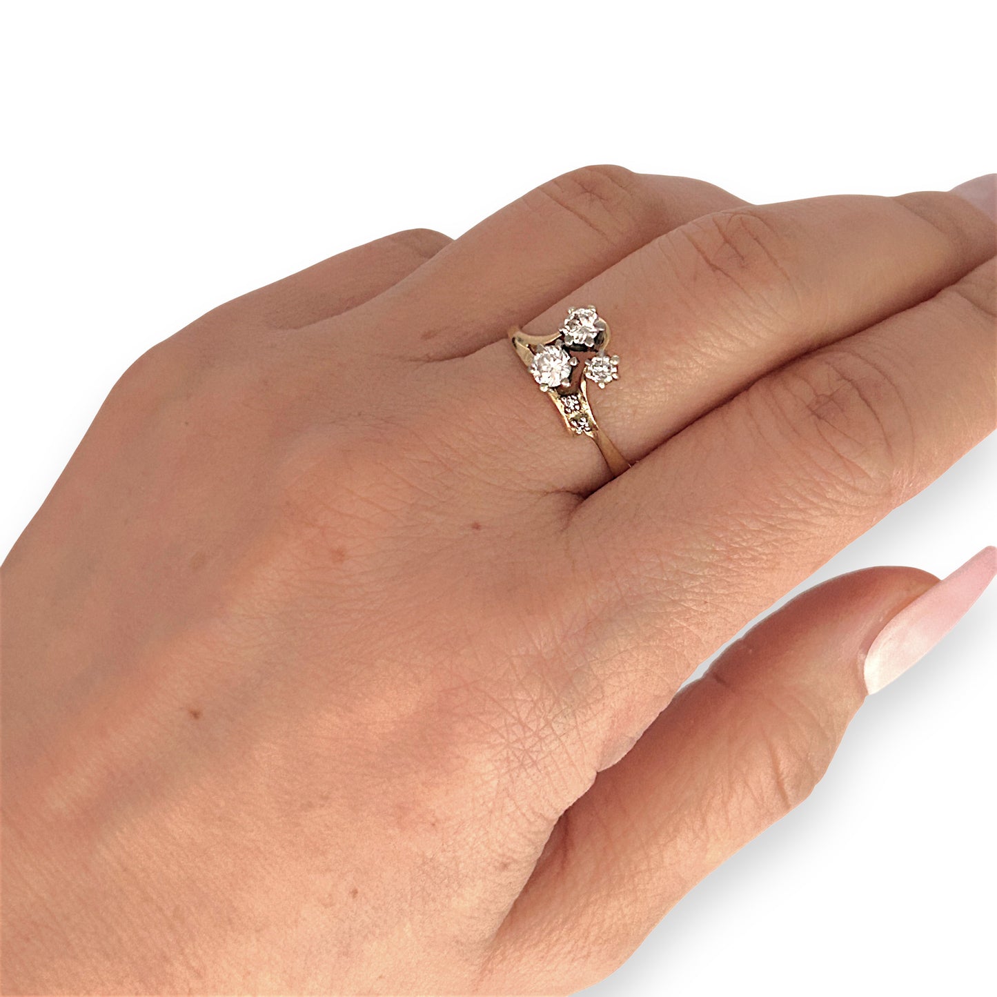 GOLD DEAL | FLASH SALE 18ct (18K) Gold 3ST Elite Diamond 0.45ct Ring Valuation $3,600
