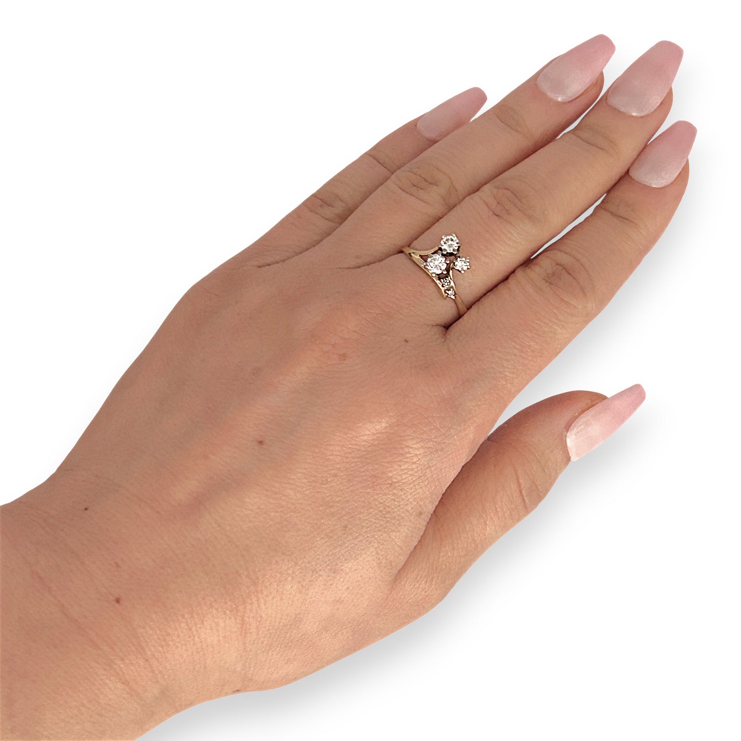 GOLD DEAL | FLASH SALE 18ct (18K) Gold 3ST Elite Diamond 0.45ct Ring Valuation $3,600