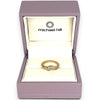 XMAS DEAL | 18kt Gold Michael Hill Diamond Curved Band Ring Size O