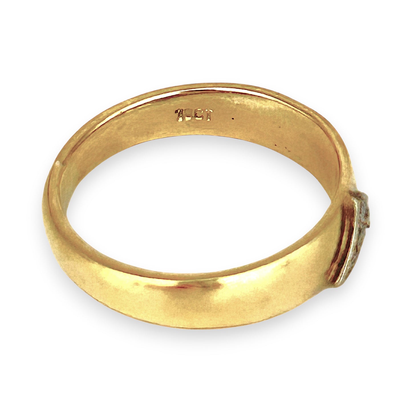 GOLD DEAL | 18ct Gold Dazzling Diamond & Chevron-Inspired Ring