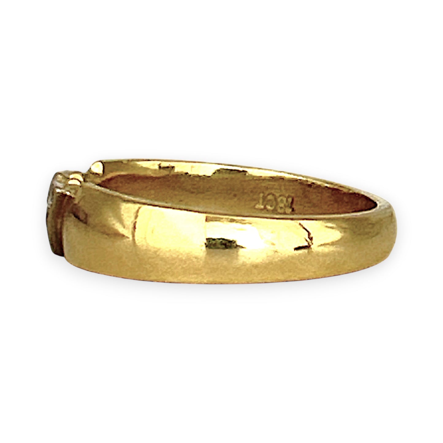 GOLD DEAL | 18ct Gold Dazzling Diamond & Chevron-Inspired Ring