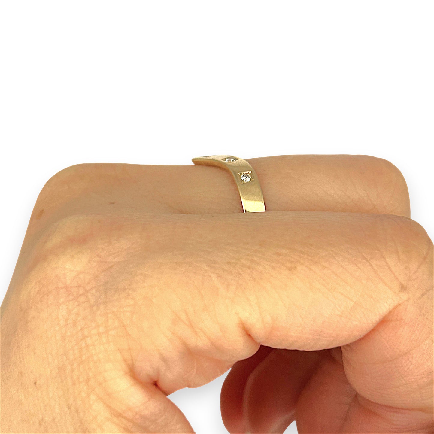 GOLD DEAL | 18ct Gold Divine Diamonds Diverging Delightful Ring