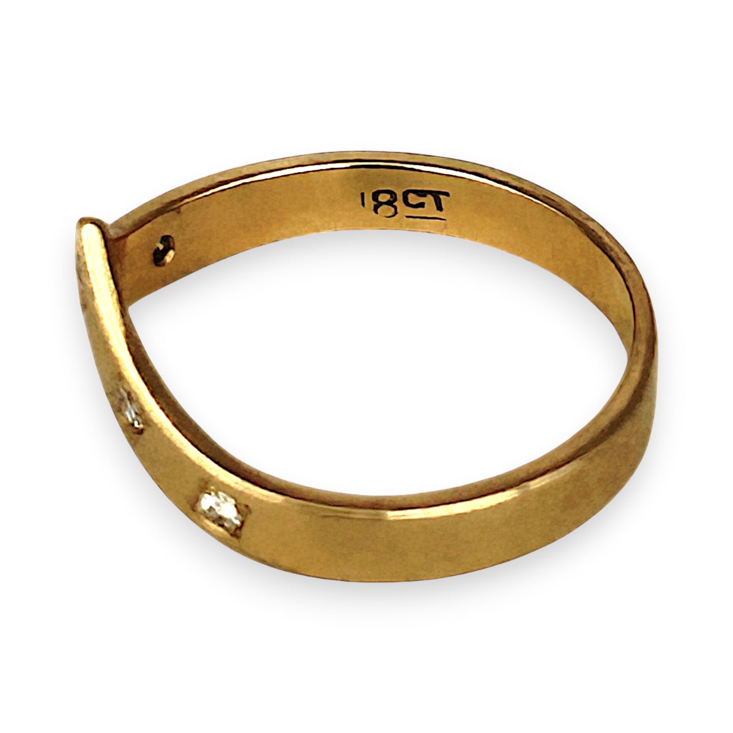 GOLD DEAL | 18ct Gold Divine Diamonds Diverging Delightful Ring