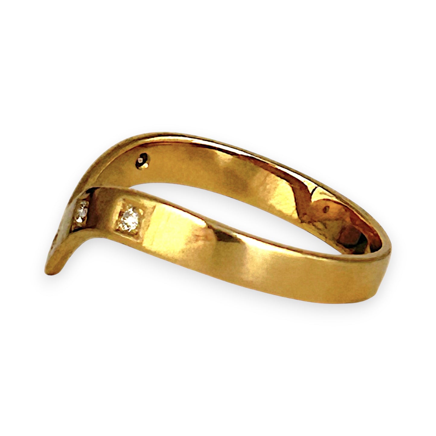 GOLD DEAL | 18ct Gold Divine Diamonds Diverging Delightful Ring