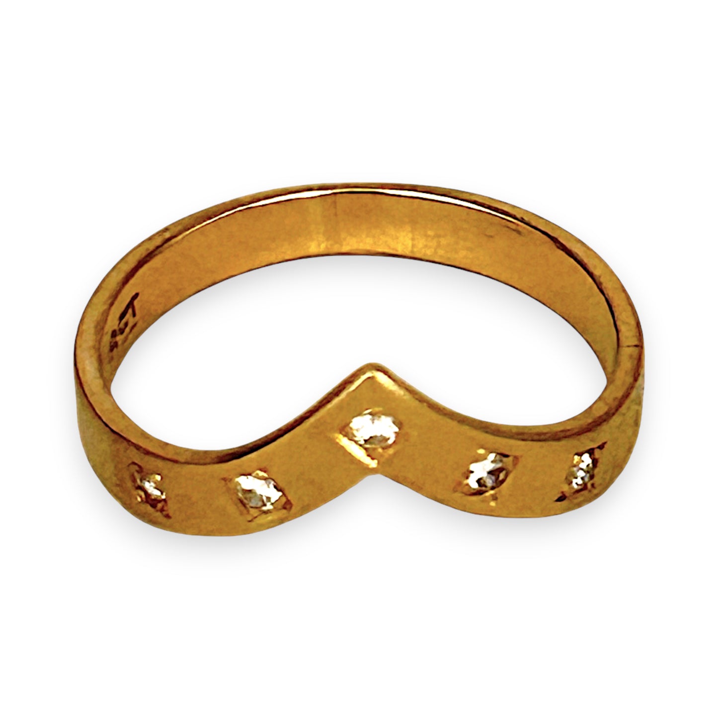 GOLD DEAL | 18ct Gold Divine Diamonds Diverging Delightful Ring