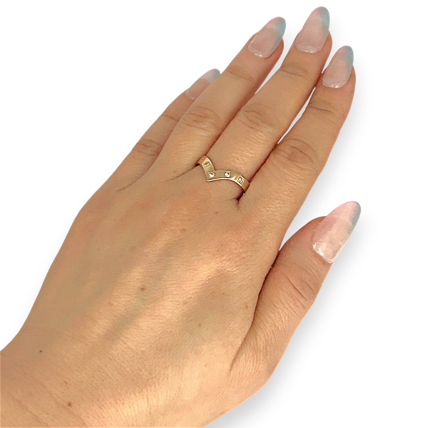 GOLD DEAL | 18ct Gold Divine Diamonds Diverging Delightful Ring