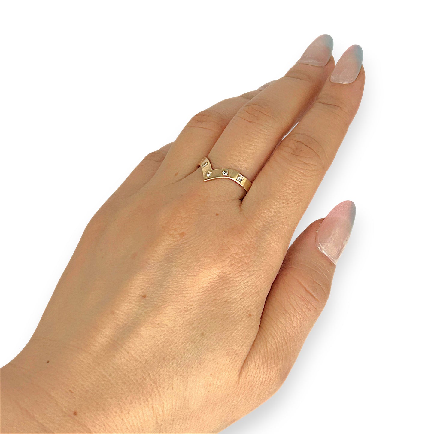 GOLD DEAL | 18ct Gold Divine Diamonds Diverging Delightful Ring