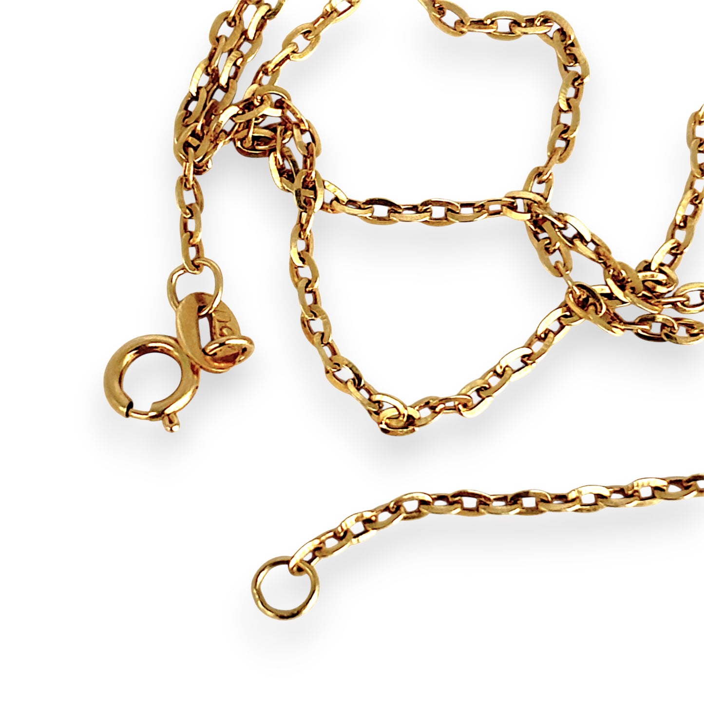 GOLD DEAL | 18ct Gold Contemporary Lightweight Cable Chain 45cm