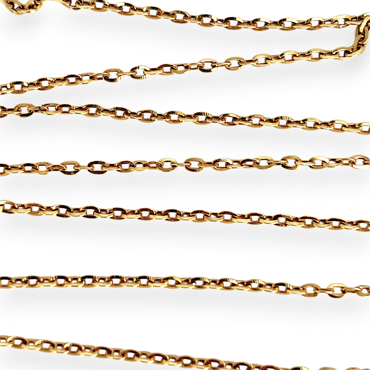 GOLD DEAL | 18ct Gold Contemporary Lightweight Cable Chain 45cm