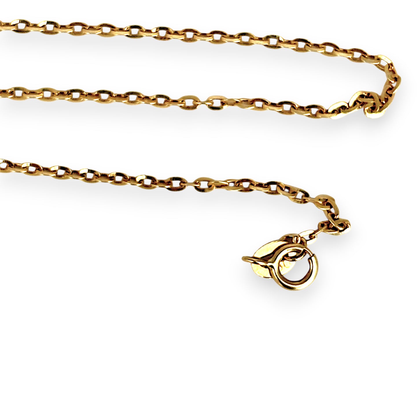 GOLD DEAL | 18ct Gold Contemporary Lightweight Cable Chain 45cm