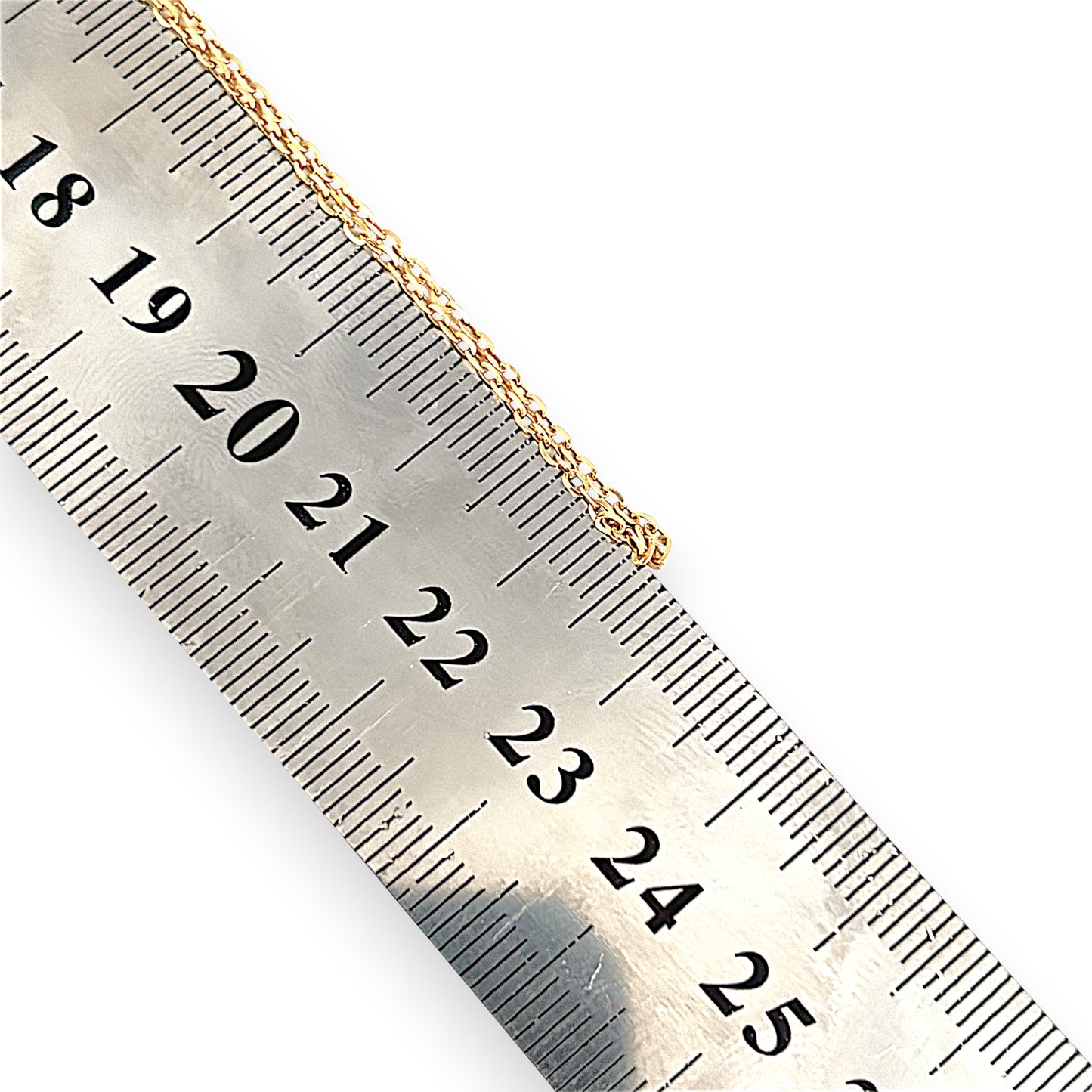 GOLD DEAL | 18ct Gold Contemporary Lightweight Cable Chain 45cm