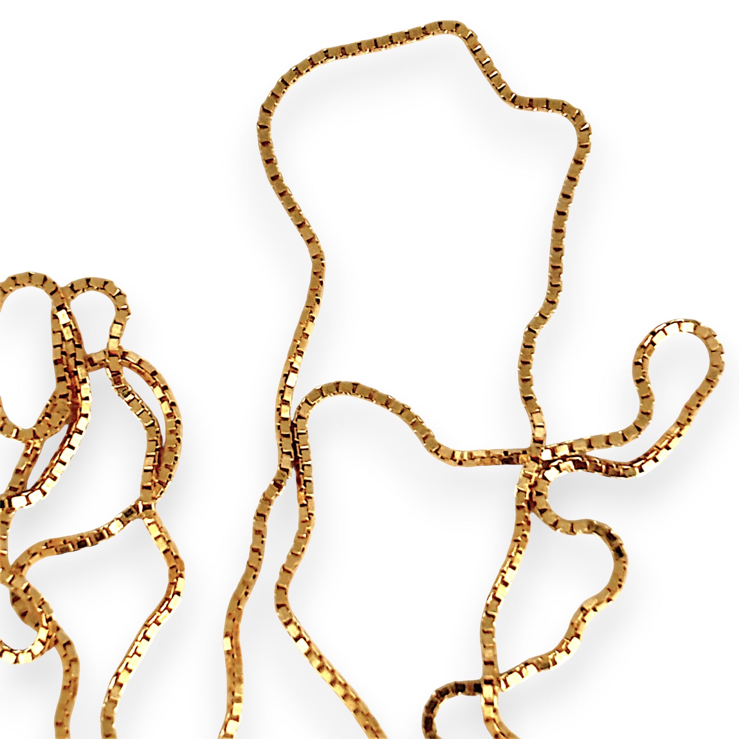 GOLD DEAL | 18ct Gold Graceful Sleek & Silken Box Chain 60cm