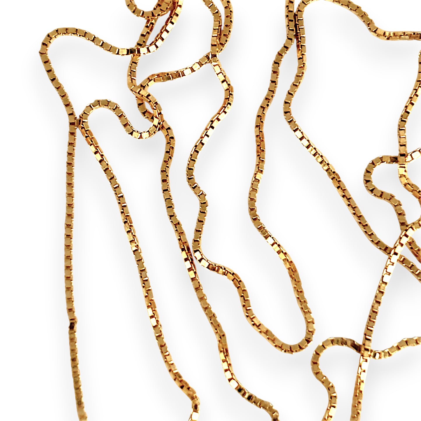 GOLD DEAL | 18ct Gold Graceful Sleek & Silken Box Chain 60cm