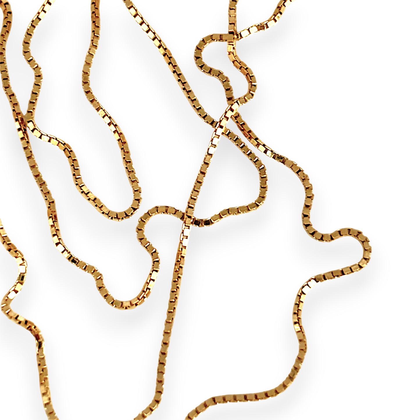 GOLD DEAL | 18ct Gold Graceful Sleek & Silken Box Chain 60cm