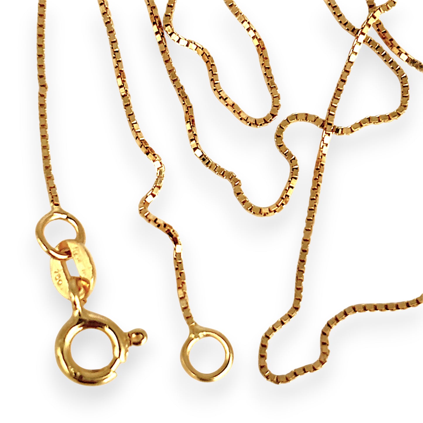 GOLD DEAL | 18ct Gold Graceful Sleek & Silken Box Chain 60cm