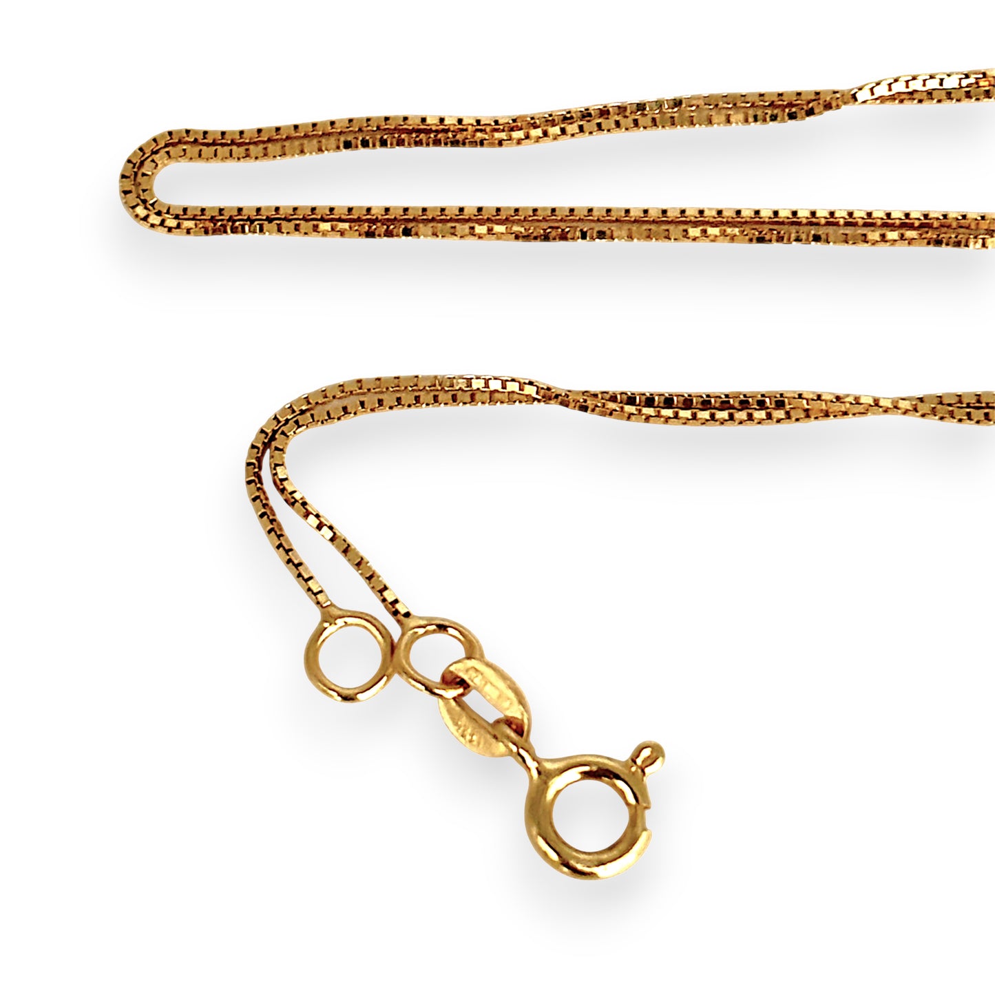 GOLD DEAL | 18ct Gold Graceful Sleek & Silken Box Chain 60cm
