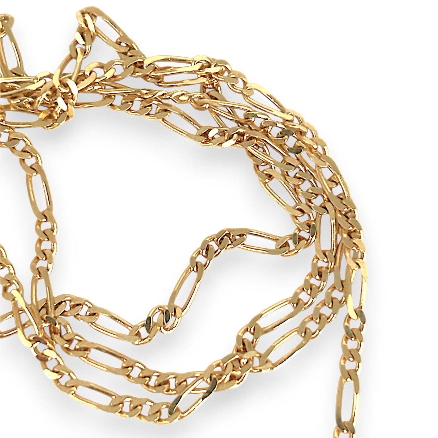 GOLD DEAL | 18ct Gold Focal Figaro 3-1 Chain 45cm