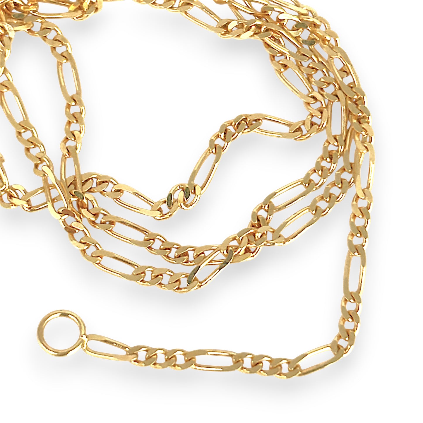 GOLD DEAL | 18ct Gold Focal Figaro 3-1 Chain 45cm