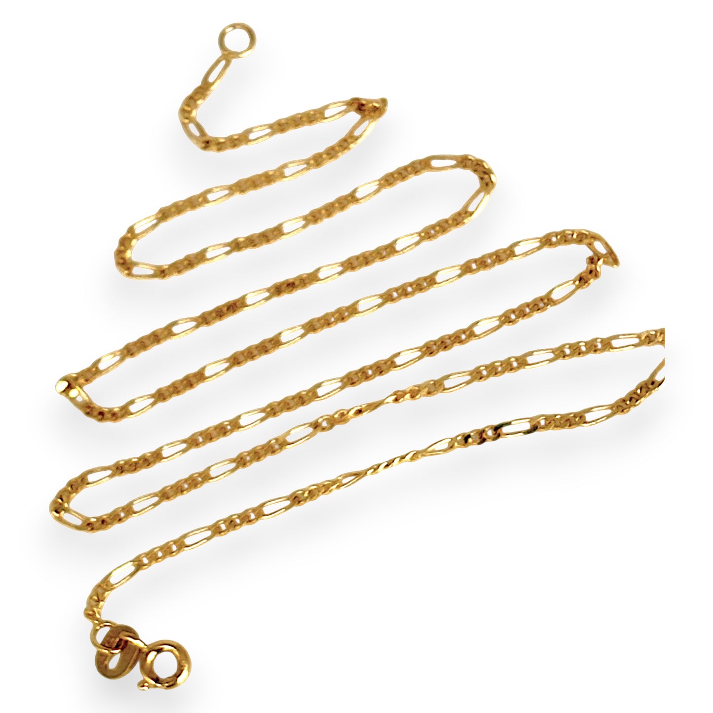 GOLD DEAL | 18ct Gold Focal Figaro 3-1 Chain 45cm