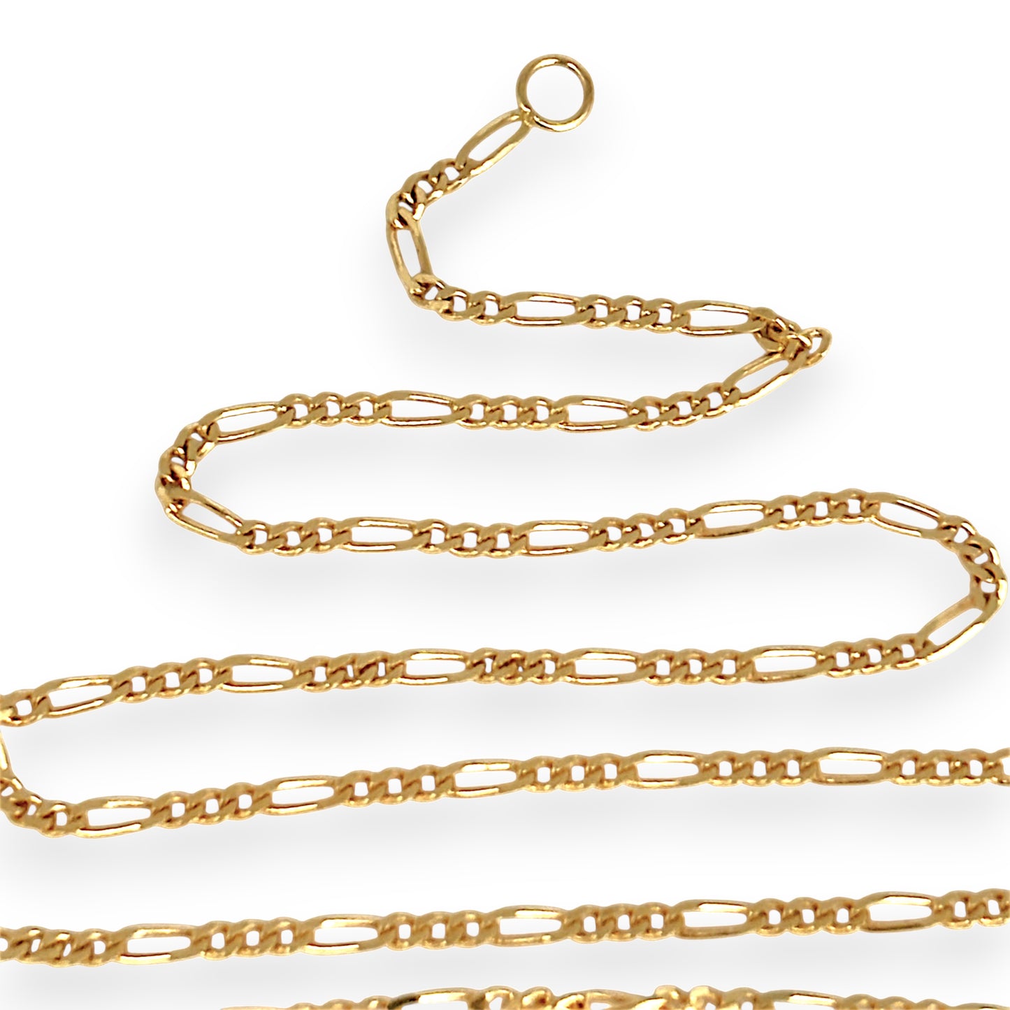 GOLD DEAL | 18ct Gold Focal Figaro 3-1 Chain 45cm