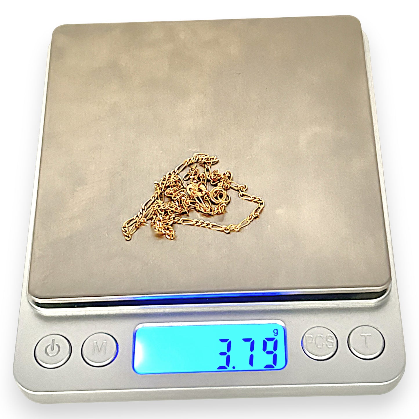 GOLD DEAL | 18ct Gold Focal Figaro 3-1 Chain 45cm