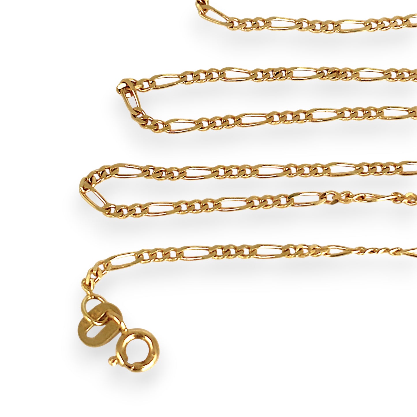 GOLD DEAL | 18ct Gold Focal Figaro 3-1 Chain 45cm