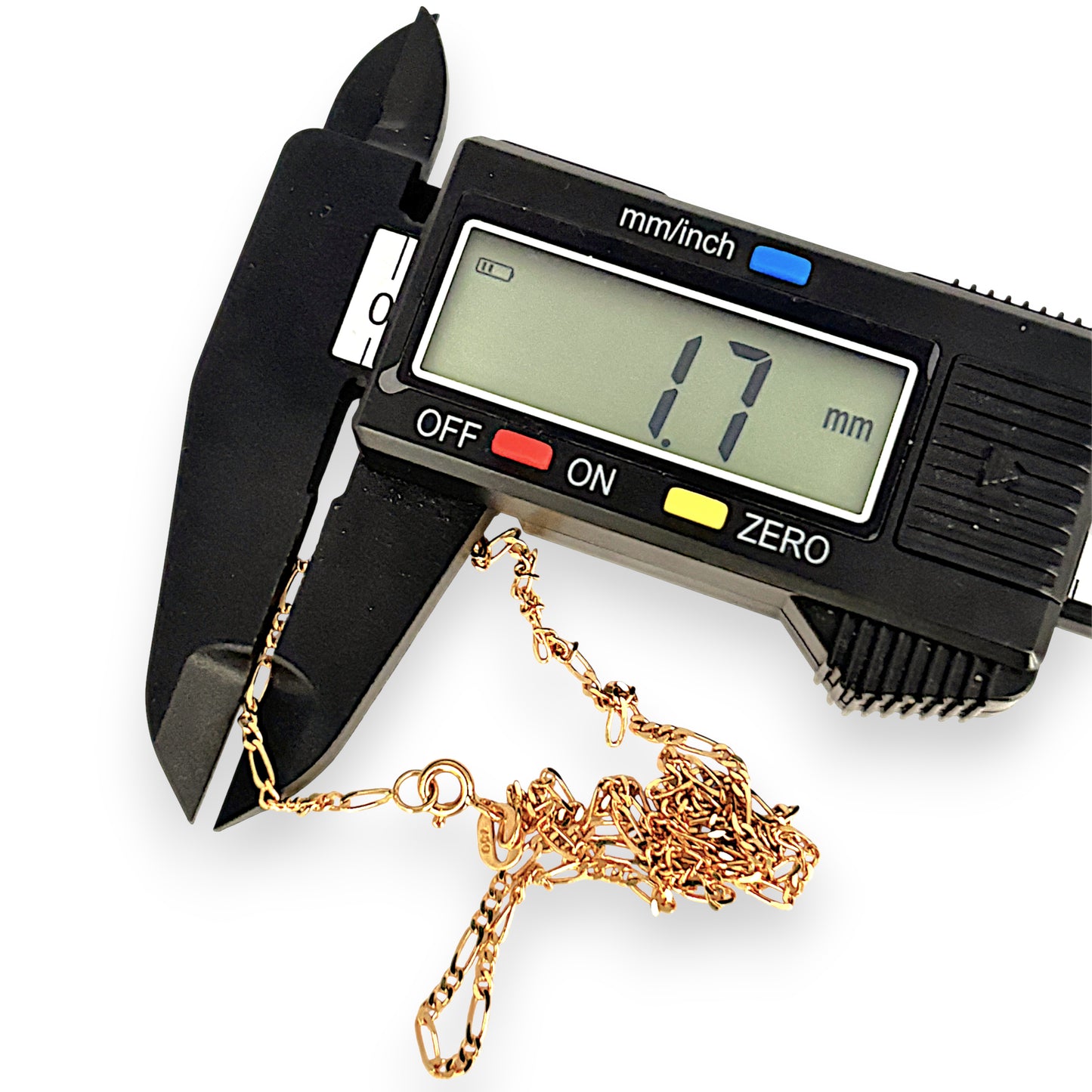 GOLD DEAL | 18ct Gold Focal Figaro 3-1 Chain 45cm