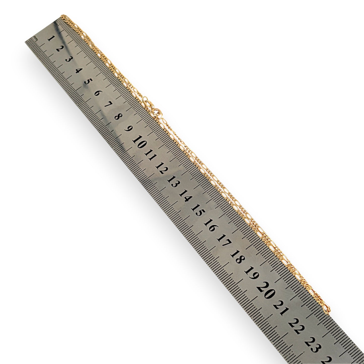 GOLD DEAL | 18ct Gold Focal Figaro 3-1 Chain 45cm