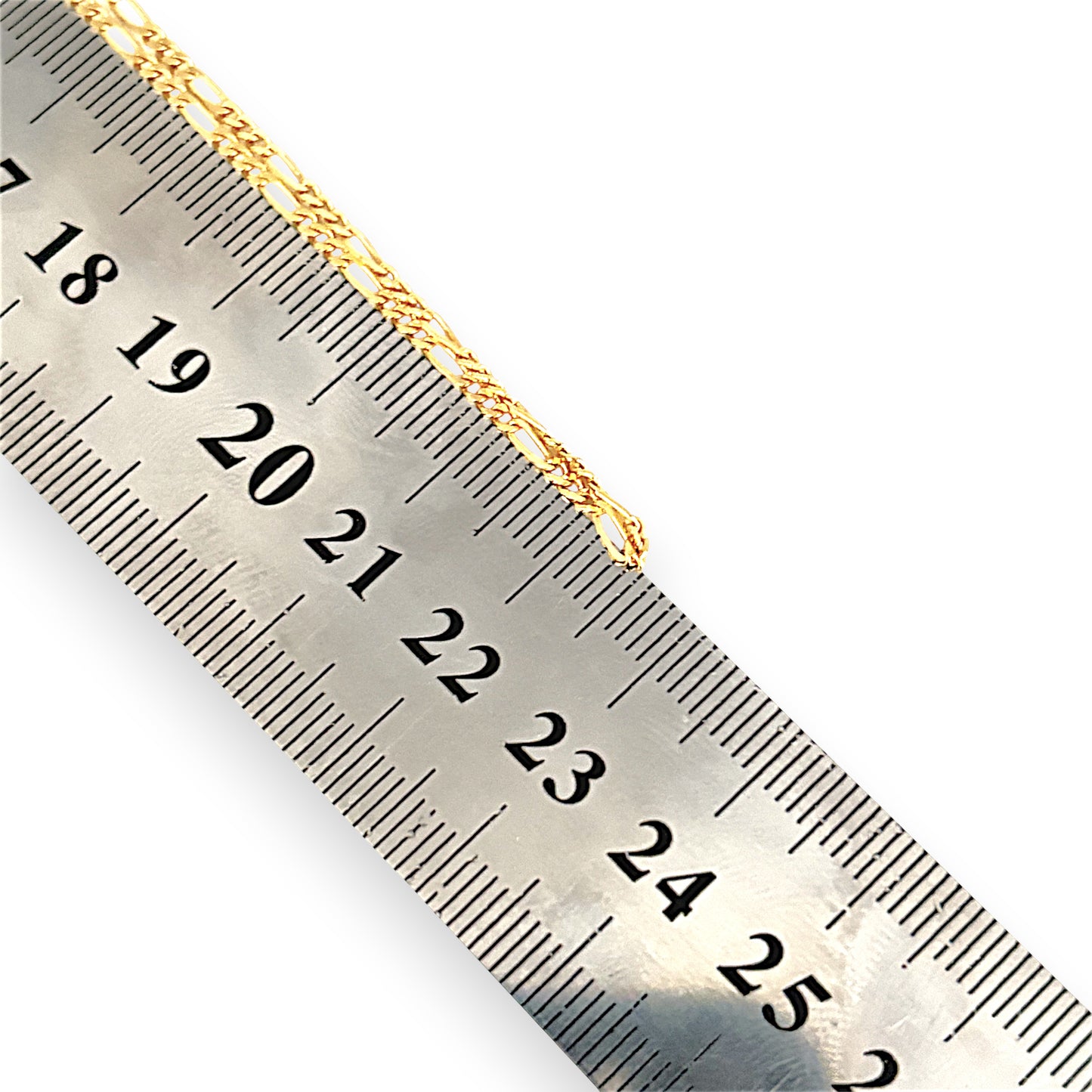 GOLD DEAL | 18ct Gold Focal Figaro 3-1 Chain 45cm