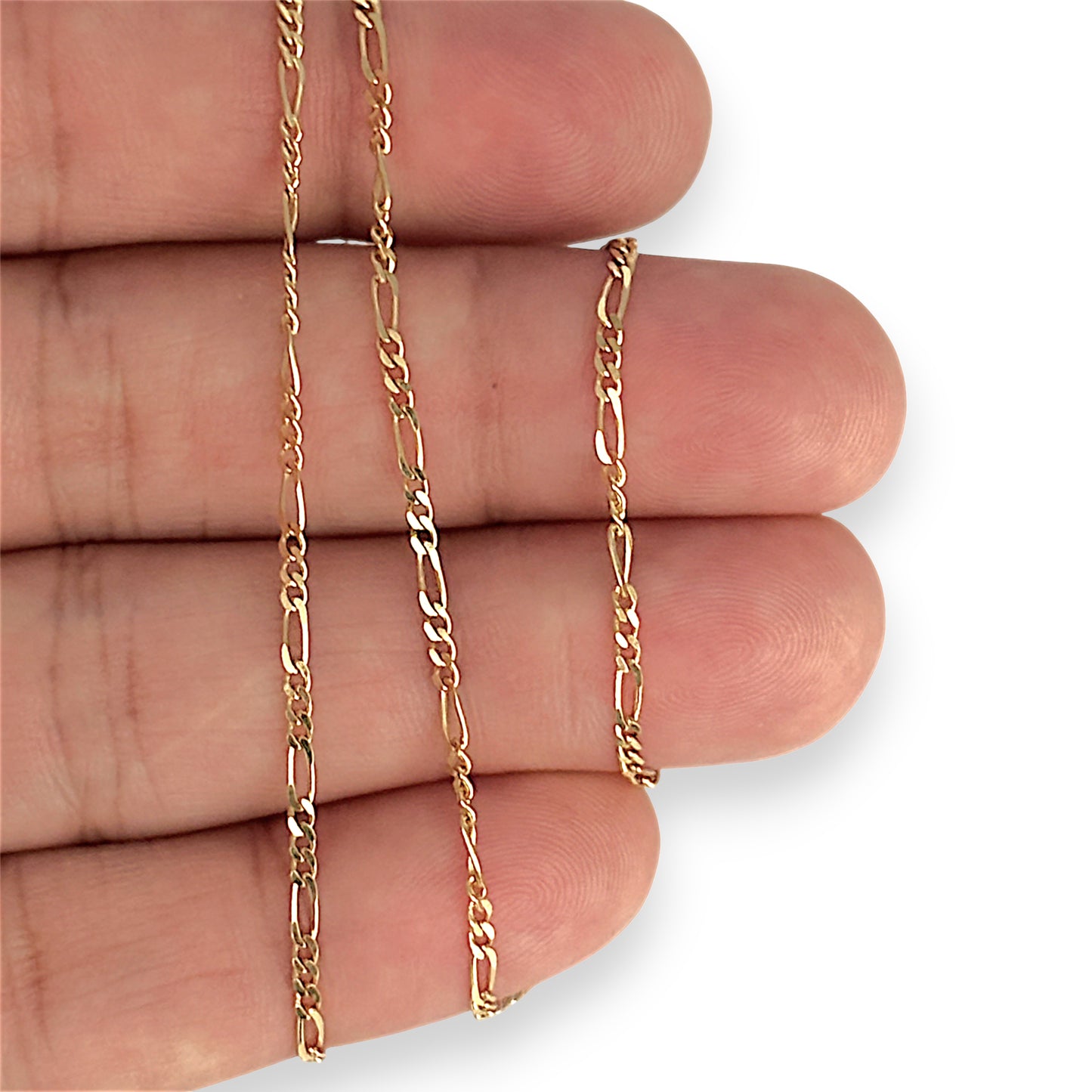 GOLD DEAL | 18ct Gold Focal Figaro 3-1 Chain 45cm