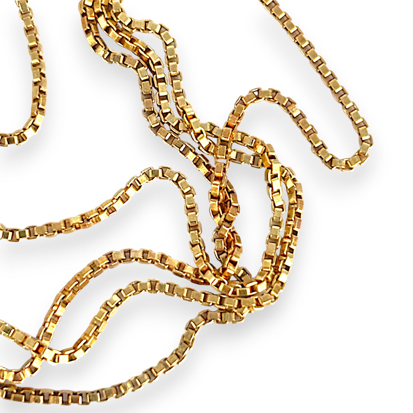 GOLD DEAL | 18ct Gold Soft Finish Box Chain 60cm