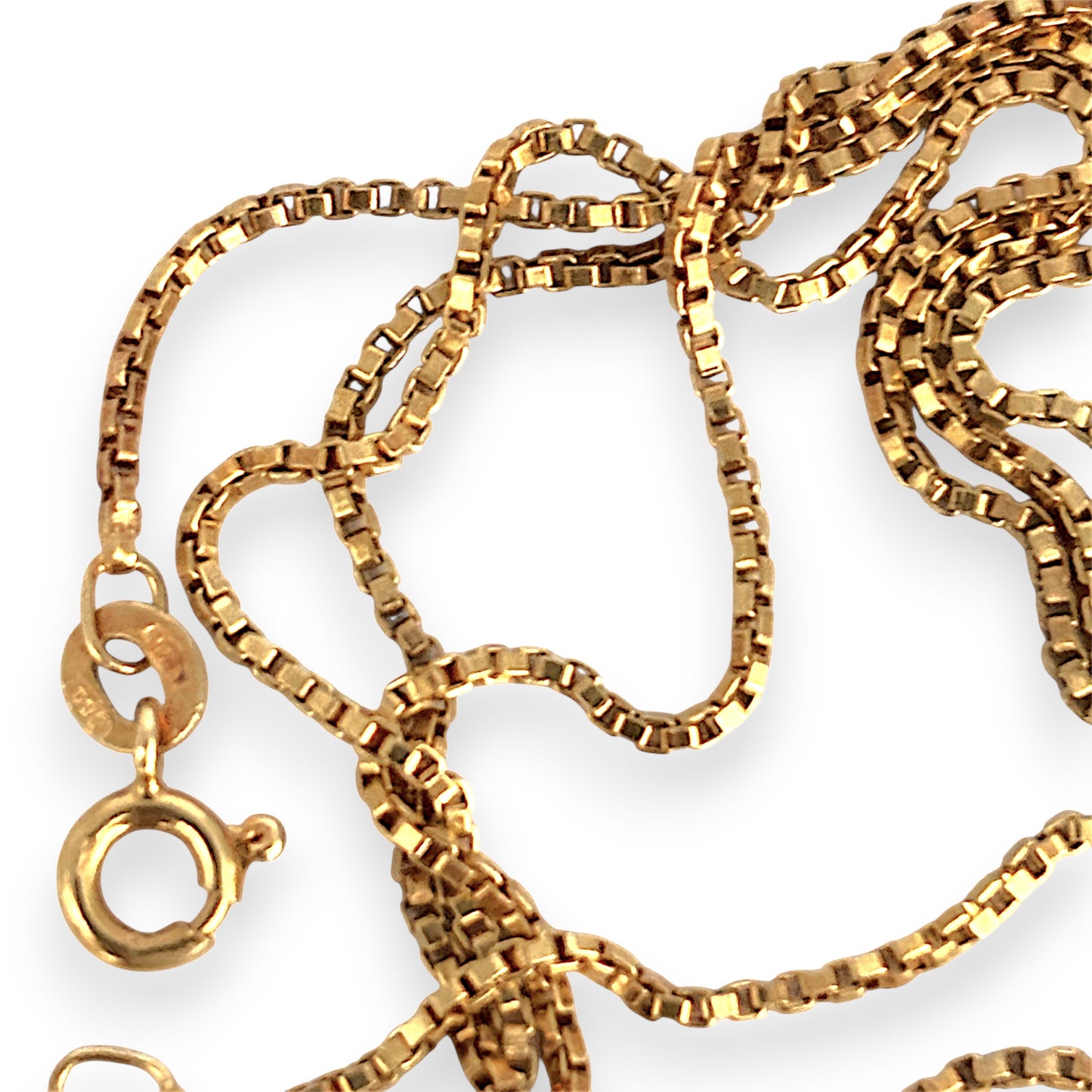GOLD DEAL | 18ct Gold Soft Finish Box Chain 60cm