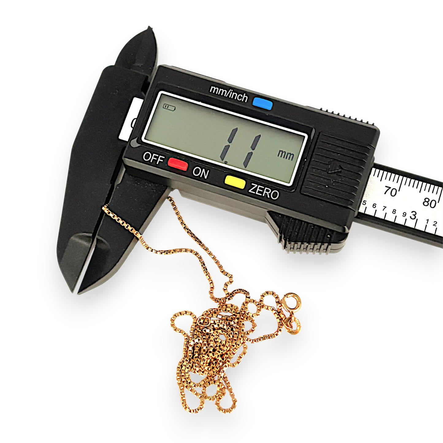 GOLD DEAL | 18ct Gold Soft Finish Box Chain 60cm