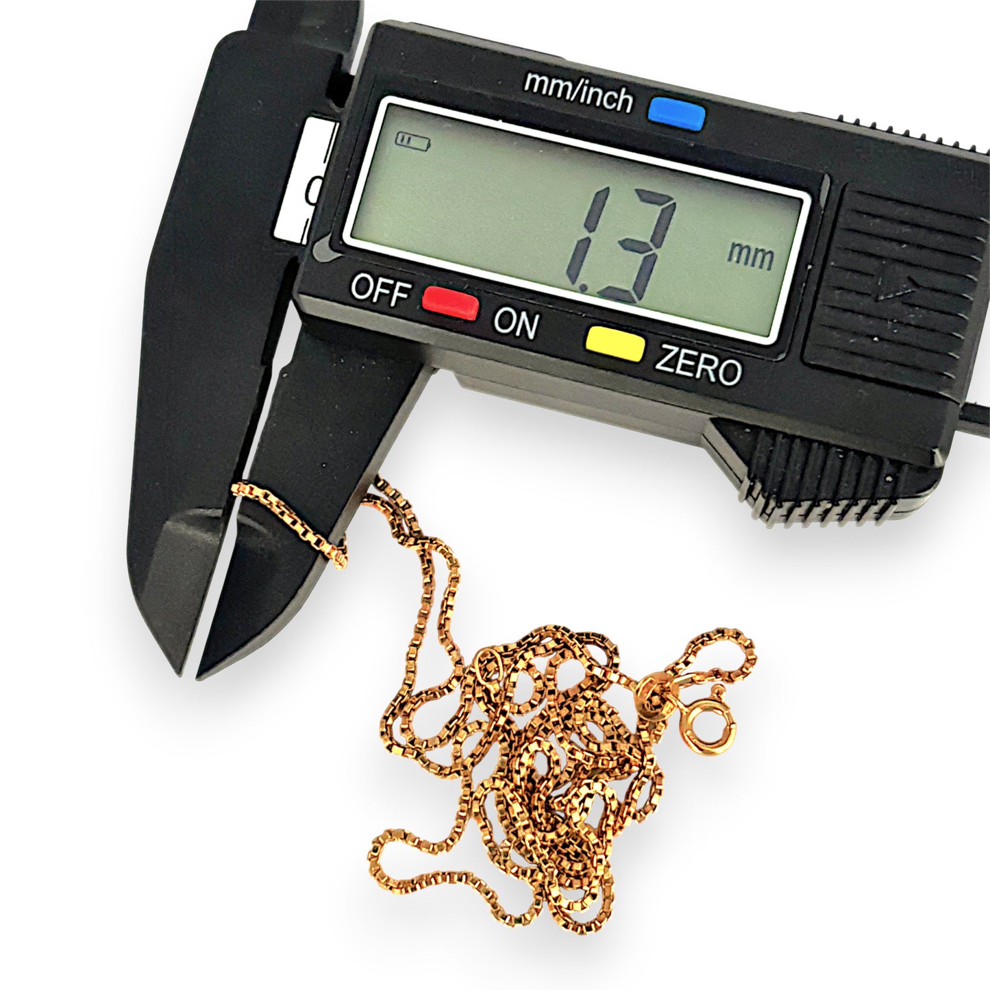 GOLD DEAL | 18ct Gold Soft Finish Box Chain 60cm