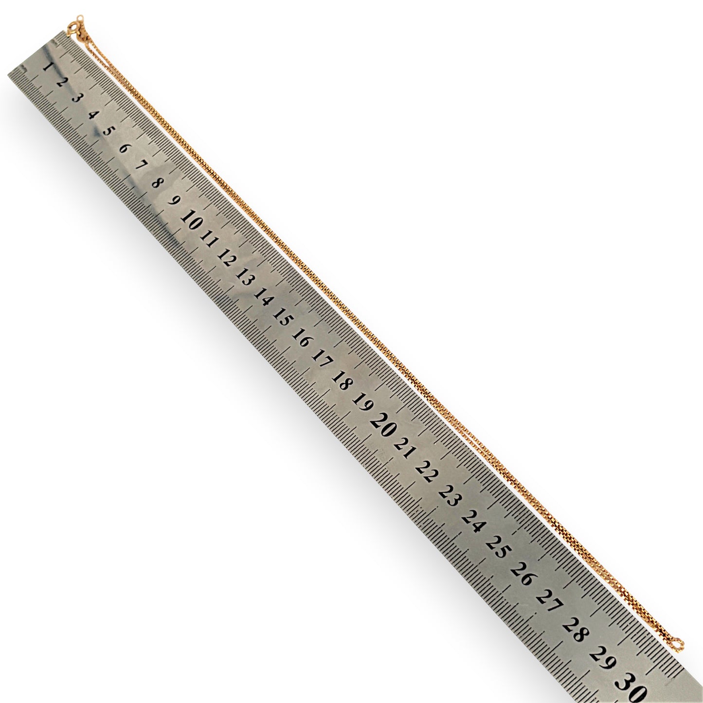 GOLD DEAL | 18ct Gold Soft Finish Box Chain 60cm