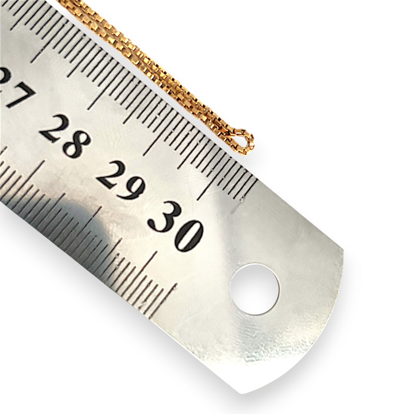 GOLD DEAL | 18ct Gold Soft Finish Box Chain 60cm
