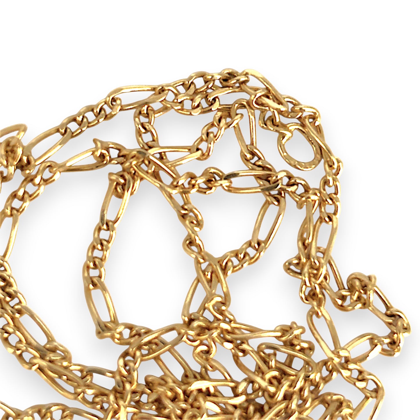 GOLD DEAL | 18ct Gold Flawless 3-1 Figaro Chain 50cm