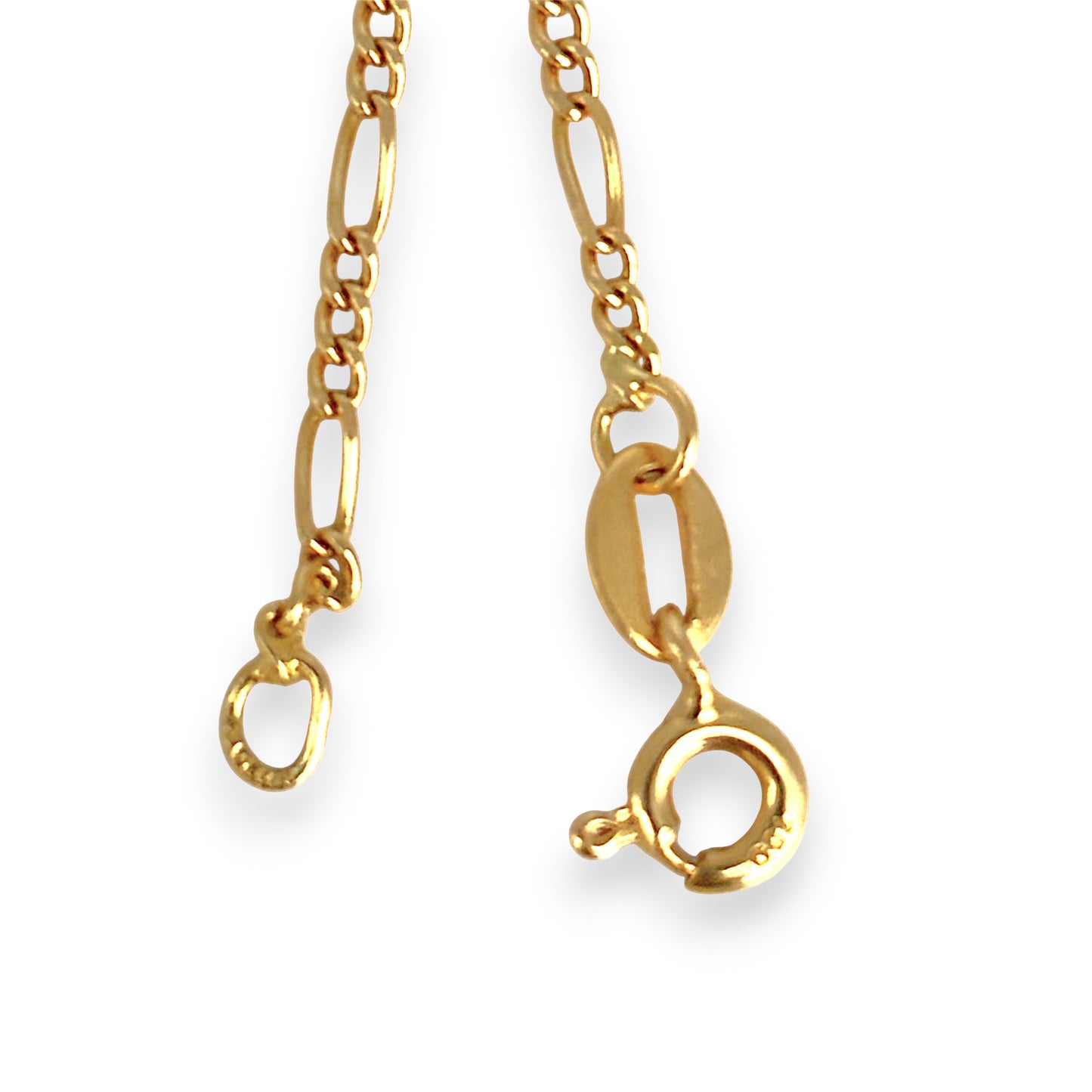 GOLD DEAL | 18ct Gold Flawless 3-1 Figaro Chain 50cm