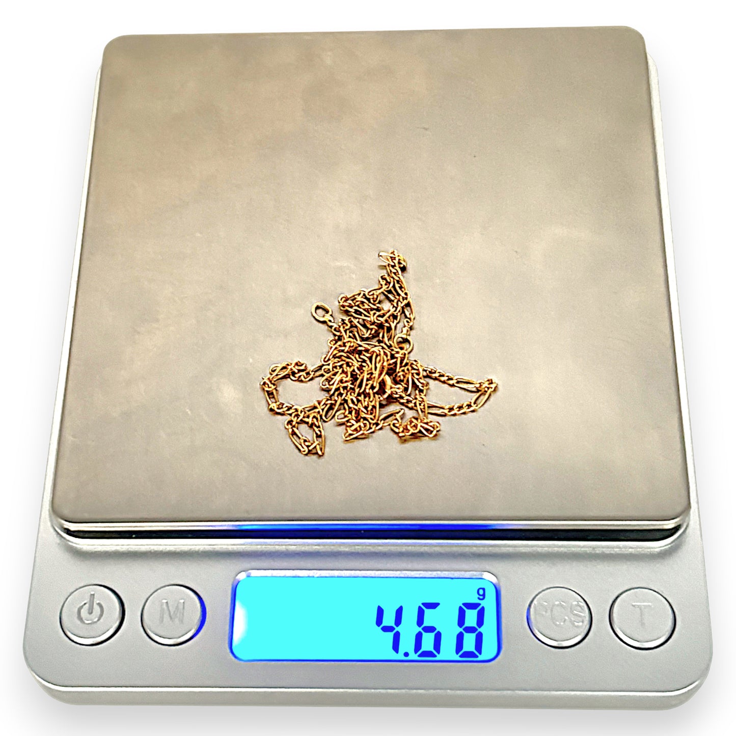 GOLD DEAL | 18ct Gold Flawless 3-1 Figaro Chain 50cm