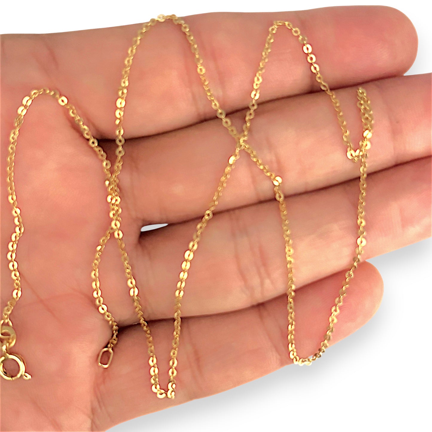 GOLD DEAL | 18ct Gold Curated Cable Chain 50cm