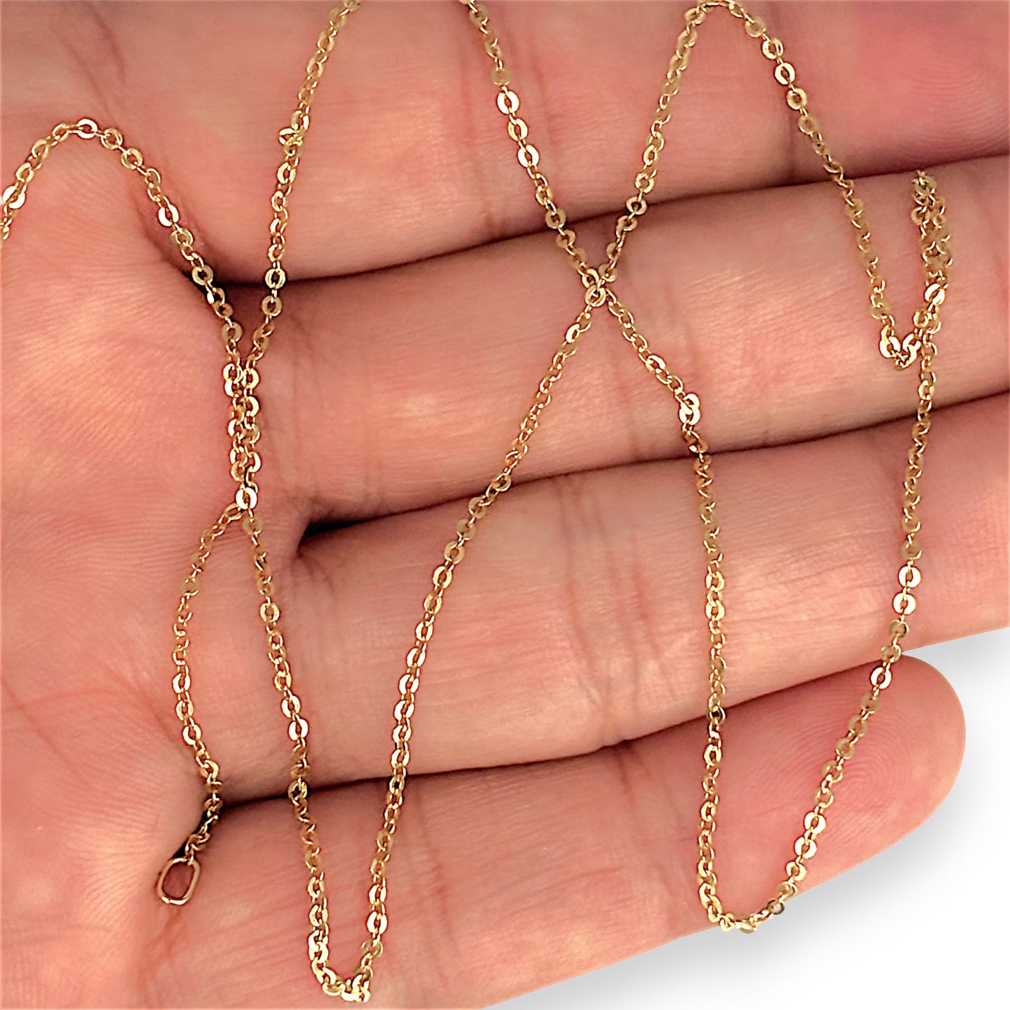 GOLD DEAL | 18ct Gold Curated Cable Chain 50cm