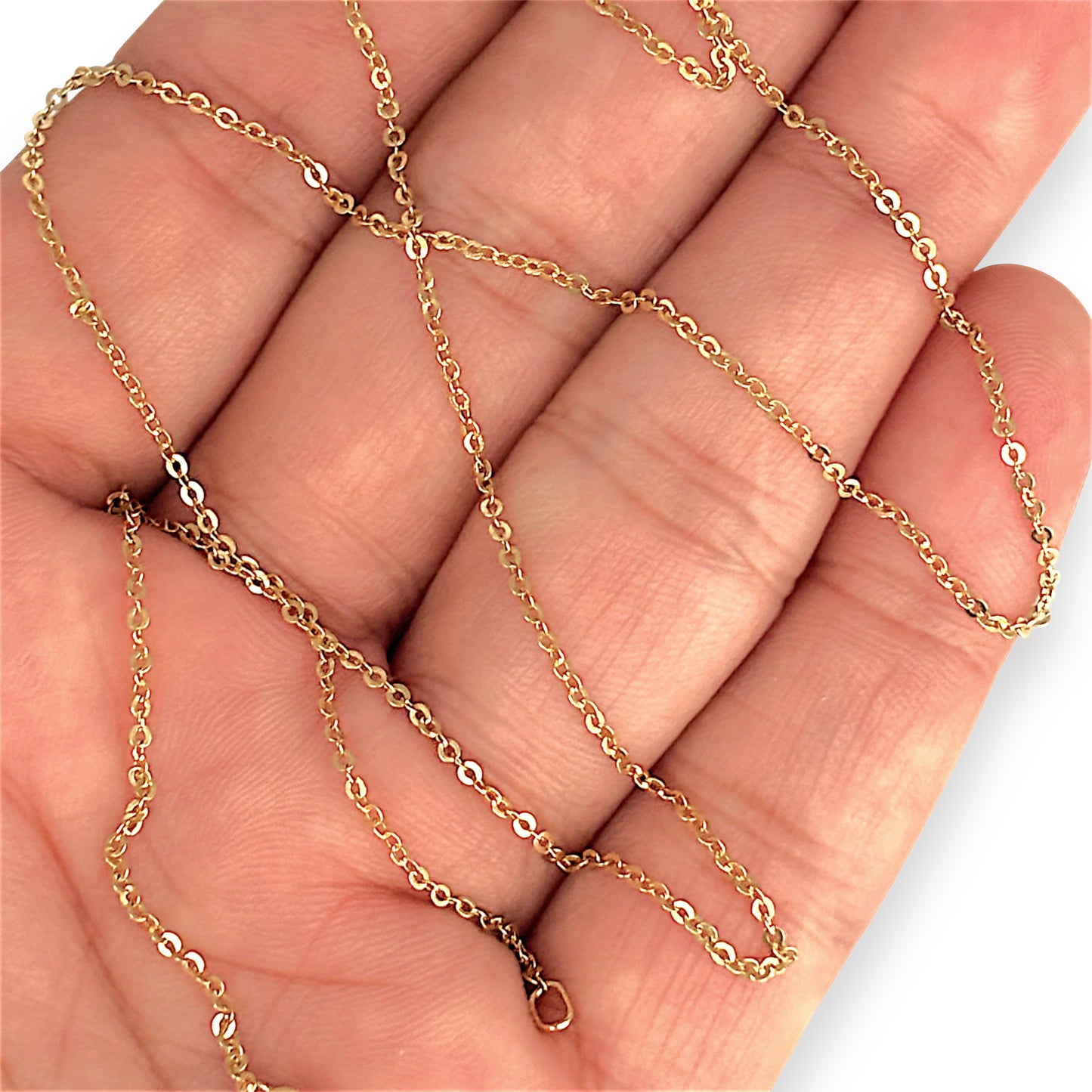 GOLD DEAL | 18ct Gold Curated Cable Chain 50cm