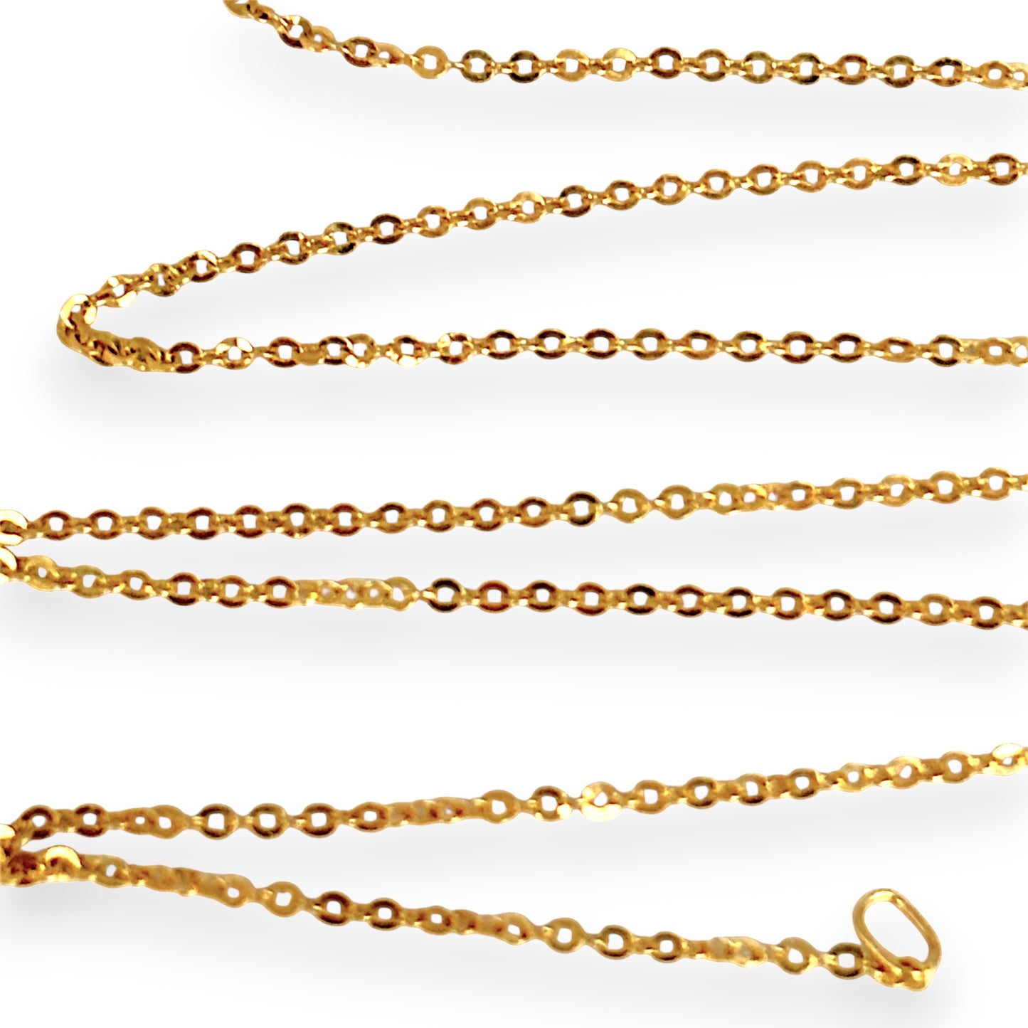 GOLD DEAL | 18ct Gold Curated Cable Chain 50cm
