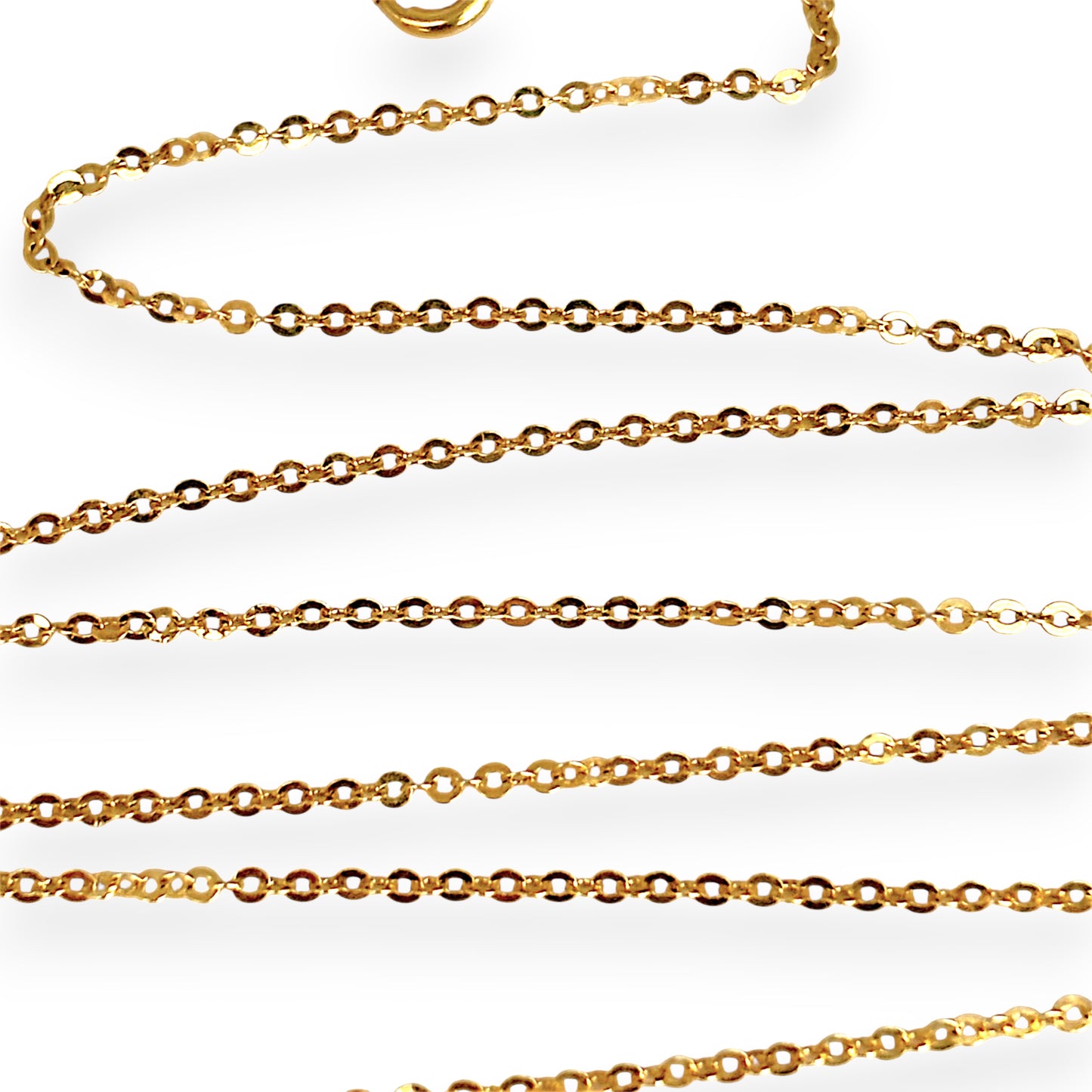 GOLD DEAL | 18ct Gold Curated Cable Chain 50cm