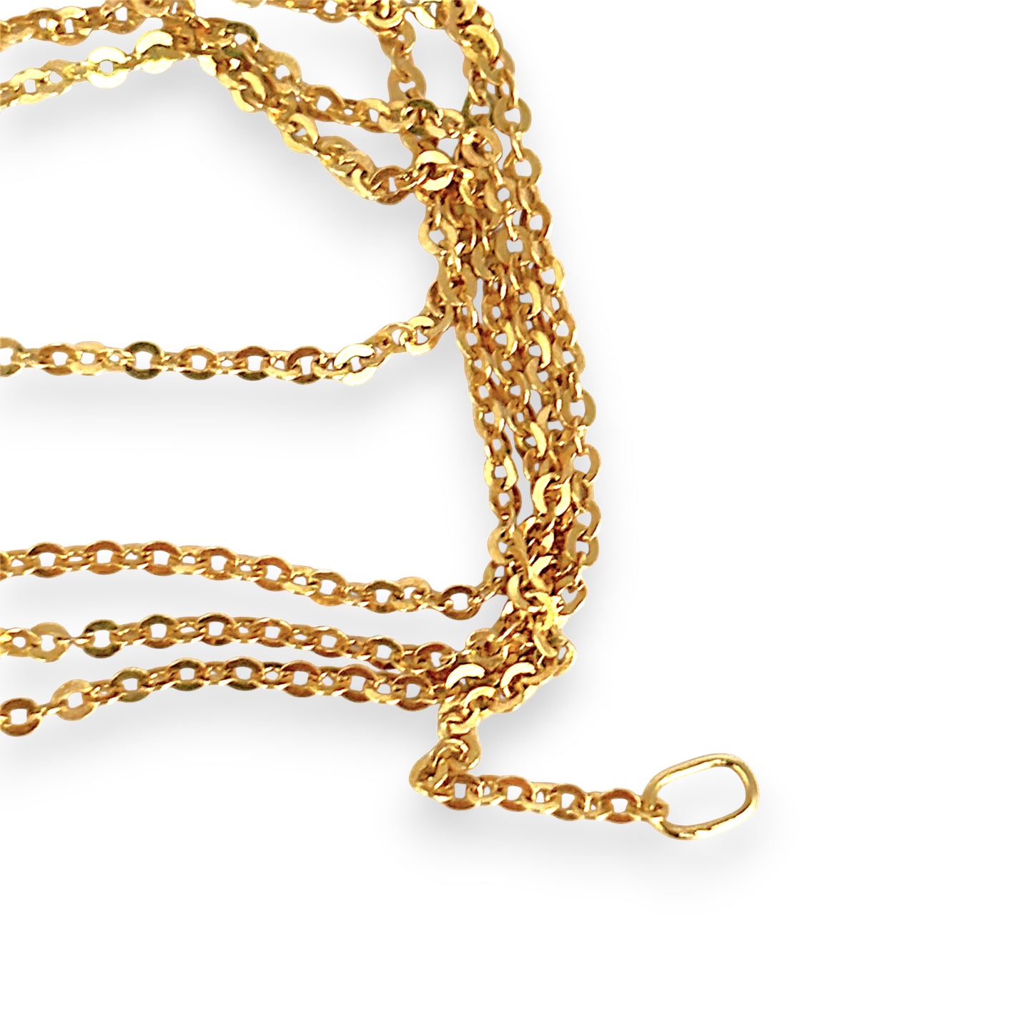 GOLD DEAL | 18ct Gold Curated Cable Chain 50cm